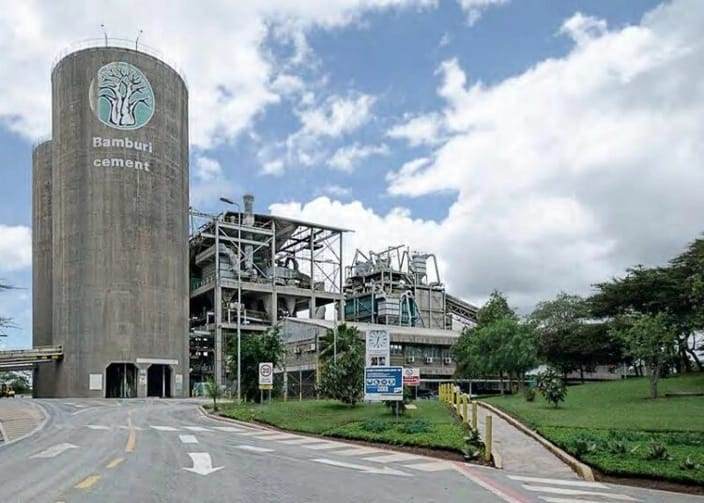 Bamburi Cement plant in Mombasa